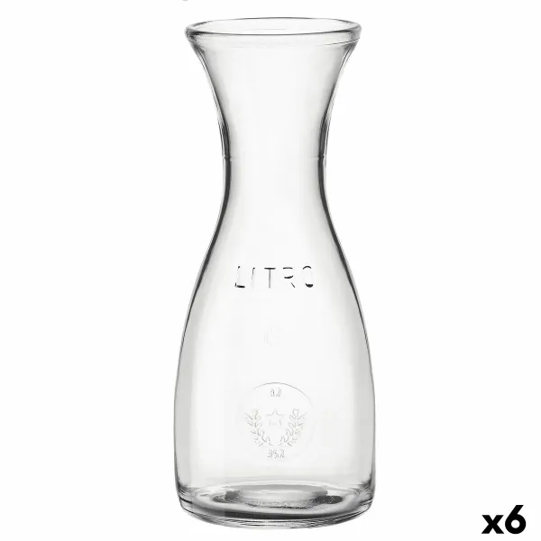 бутылка Bormioli Rocco Misura Прозрачный Cтекло 1 L (6 штук)