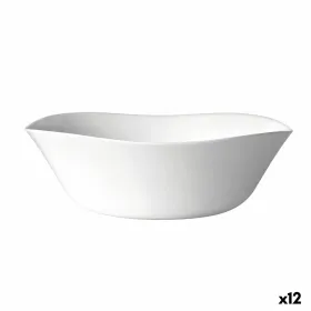 Salaattikulho Bormioli Rocco Parma Valkoinen Lasi (24 cm) (12 osaa)