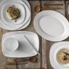 Serving Platter Bormioli Rocco Parma Rectangular White Glass (18 x 21 cm) (24 Units)