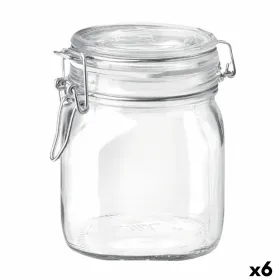 Glass Jar Bormioli Rocco Fido Transparent (6 Units)