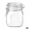 Glass Jar Bormioli Rocco Fido Transparent (6 Units)