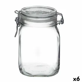 Glass Jar Bormioli Rocco Fido Transparent (6 Units)