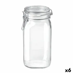 Glass Jar Bormioli Rocco Fido Transparent (6 Units)