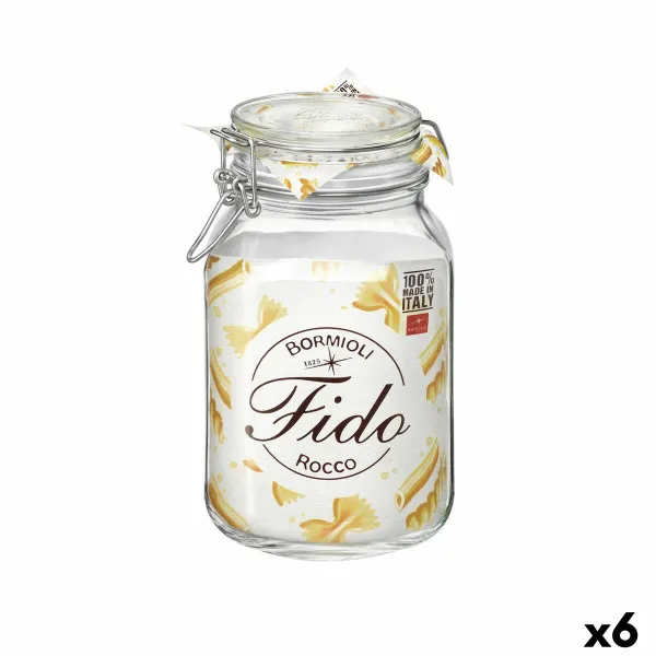 Stikla Burka Bormioli Rocco Fido Caurspīdīgs (6 gb.)