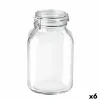 Glass Jar Bormioli Rocco Fido Transparent (6 Units)