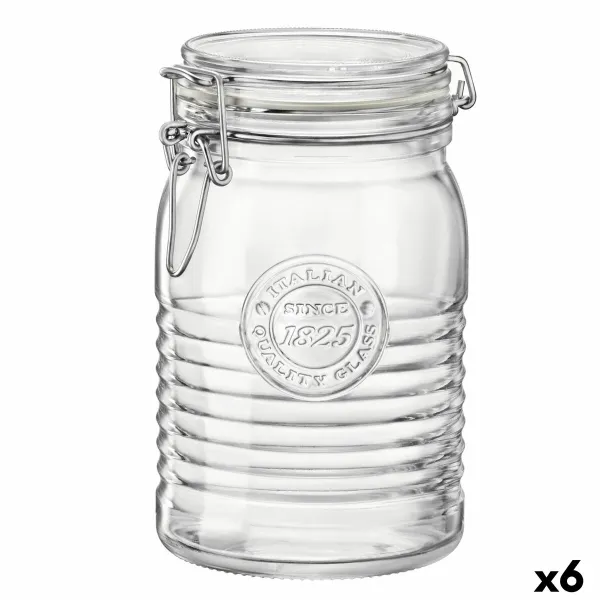 Stiklinis indas Bormioli Rocco Officina Skaidrus stiklas 1,15 L (6 vnt.)