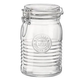 Glass Jar Bormioli Rocco Officina Transparent Glass 1,15 L (6 Units)
