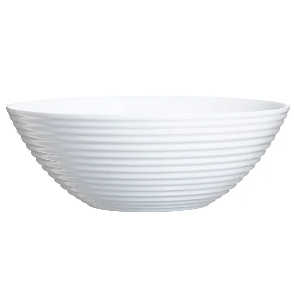 Salotų Dubuo Luminarc Harena Balta stiklas (Ø 27,3 cm) (6 vnt.)