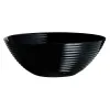 Salātu Trauks Luminarc Harena Melns Stikls (Ø 27 cm) (6 gb.)