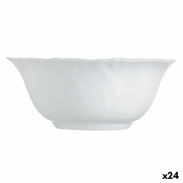 Salaattikulho Luminarc Feston Valkoinen Lasi 12 cm (24 osaa)