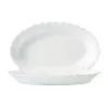Pasniegšanas Plate Luminarc Trianon Balts Stikls (22 cm) (24 gb.)