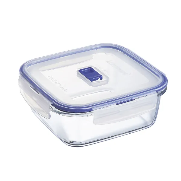 Hermētiska Pusdienu Kastīte Luminarc Pure Box Active 1,22 L Daudzkrāsains Stikls (6 gb.)