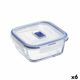 Hermētiska Pusdienu Kastīte Luminarc Pure Box Active 760 ml Daudzkrāsains Stikls (6 gb.)