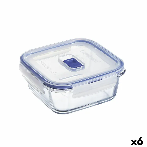 Ilmatiivis eväsrasia Luminarc Pure Box Active 760 ml Kaksivärinen Lasi (6 osaa)