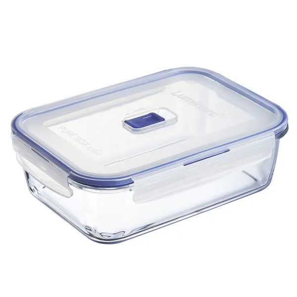 Ilmatiivis eväsrasia Luminarc Pure Box Active 22 x 16 cm 1,97 l Kaksivärinen Lasi (6 osaa)