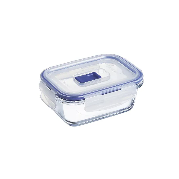 Hermētiska Pusdienu Kastīte Luminarc Pure Box Active 380 ml 12 x 9 cm Daudzkrāsains Stikls (6 gb.)