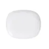 Serving Platter Luminarc Sweet Line Rectangular White Glass (28 x 33 cm) (24 Units)