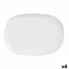 Поднос Luminarc Sweet Line Прямоугольный Белый Cтекло 35 x 24 cm (6 штук)
