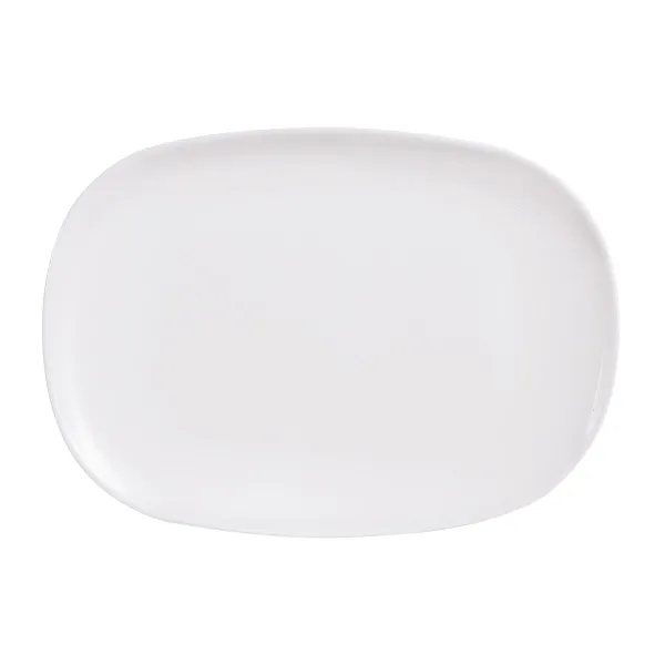 Serviravimo Lėkštė Luminarc Sweet Line Stačiakampis Balta stiklas 35 x 24 cm (6 vnt.)