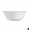 Salotų Dubuo Luminarc Feston Balta stiklas (25 cm) (6 vnt.)