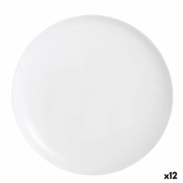 Pizzalautanen Luminarc Friends Time Valkoinen Lasi Ø 32 cm (12 osaa)