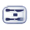 Герметичная коробочка для завтрака Luminarc Pure Box Active Двухцветный Cтекло 1,22 L 16 cm (6 штук)
