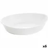 Vuoka Luminarc Smart Cuisine Ovaali 32 x 20 cm Valkoinen Lasi (6 osaa)