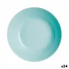 Syvä lautanen Luminarc Diwali Turquesa 20 cm Turkoosi Lasi (24 osaa)