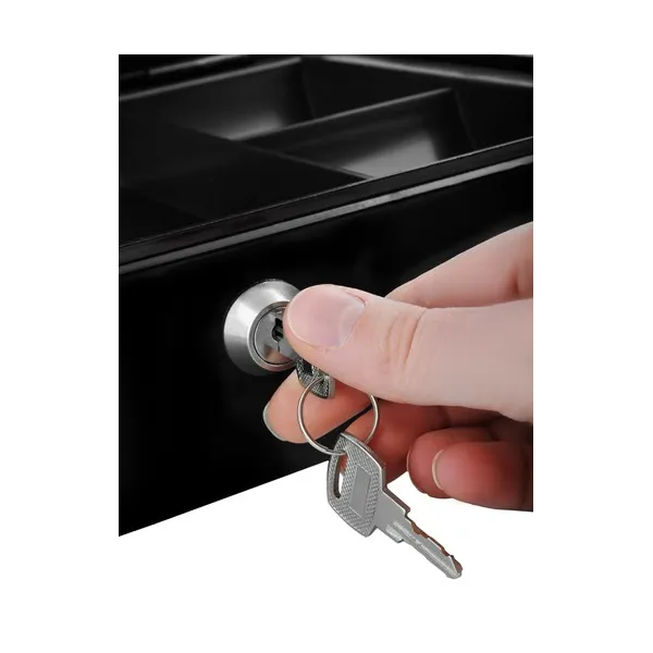Large black cash box