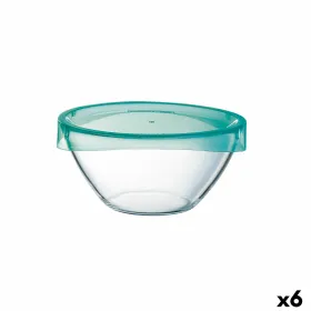 Салатница Luminarc Keep'n Lagon Прозрачный С крышкой Cтекло Ø 17 cm (6 штук)