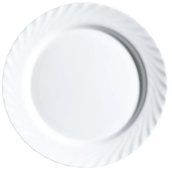 Serviravimo Lėkštė Luminarc Trianon Balta stiklas (32,5 cm) (4 vnt.)