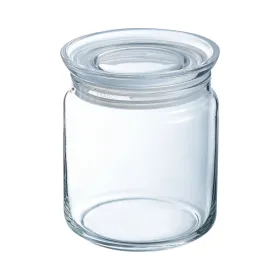 Purkki Luminarc Pav Läpinäkyvä Silikoni Lasi (1 L) (6 osaa)