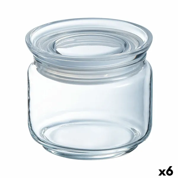 яс Luminarc Pav Прозрачный Силикон Cтекло (500 ml) (6 штук)