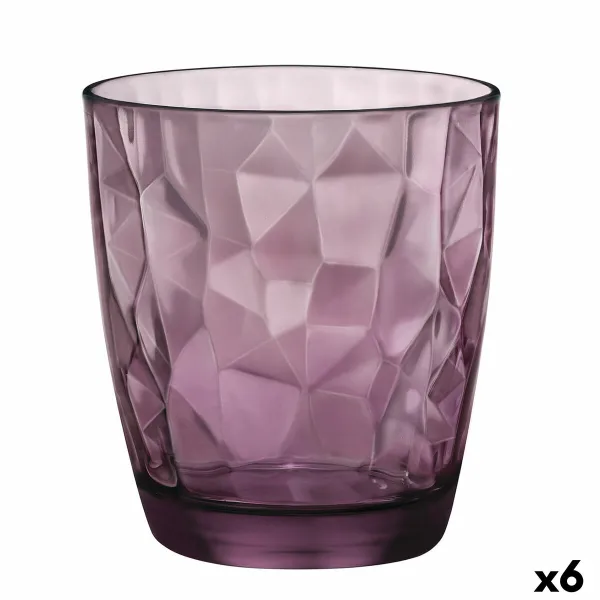 Lasi Bormioli Rocco Diamond Purppura Lasi (390 ml) (6 osaa)
