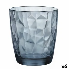 Lasi Bormioli Rocco Diamond Sininen Lasi (390 ml) (6 osaa)