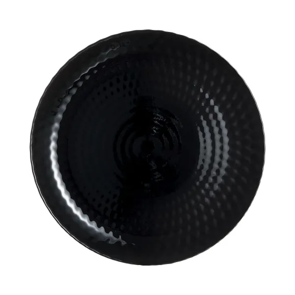 Плоская тарелка Luminarc Pampille Чёрный Cтекло (25 cm) (24 штук)