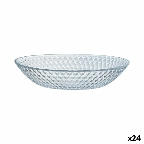 Dziļais šķīvis Luminarc Pampille Clear Caurspīdīgs Stikls (20 cm) (24 gb.)