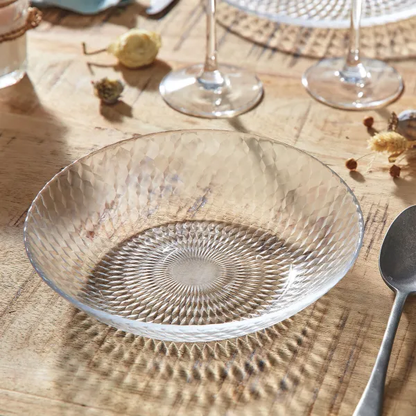 Gili lėkštė Luminarc Pampille Clear Skaidrus stiklas (20 cm) (24 vnt.)