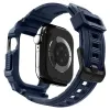 Spigen Rugged Armor Pro V2 – Strap with Case for Apple Watch 10/11 42mm (Navy Blue)