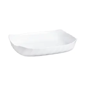 Serviravimo Lėkštė Luminarc Smart Cuisine Stačiakampis Balta stiklas 33 x 27 cm (6 vnt.)