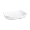 Serviravimo Lėkštė Luminarc Smart Cuisine Stačiakampis Balta stiklas 33 x 27 cm (6 vnt.)
