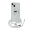 Karl Lagerfeld Crossbody IML Karl Head MagSafe - iPhone 15 / 14 / 13 Case (Transparent)