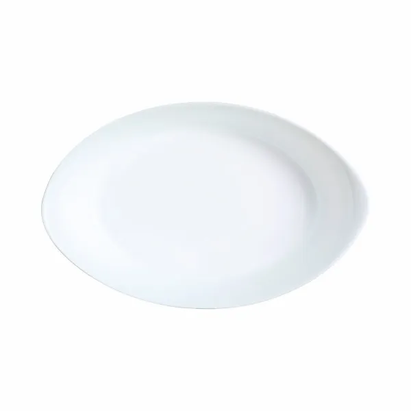 Pasniegšanas Plate Luminarc Smart Cuisine Ovāls Balts Stikls 21 x 13 cm (6 gb.)