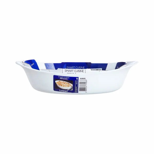 Pasniegšanas Plate Luminarc Smart Cuisine Ovāls Balts Stikls 21 x 13 cm (6 gb.)