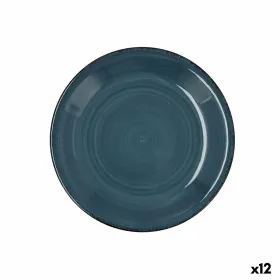 Desertinė lėkštė Quid Vita Keramikinis Mėlyna (19 cm) (12 vnt.)