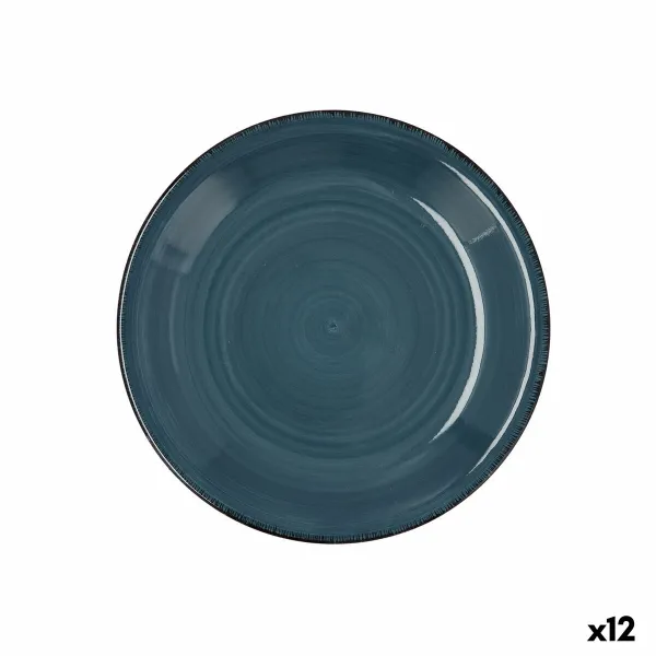 Desertinė lėkštė Quid Vita Keramikinis Mėlyna (19 cm) (12 vnt.)