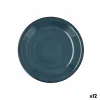 Desertinė lėkštė Quid Vita Keramikinis Mėlyna (19 cm) (12 vnt.)