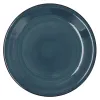 Flat plate Quid Vita Ceramic Blue (Ø 27 cm) (12 Units)