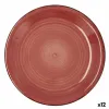 Плоская тарелка Quid Vita Керамика Красный (Ø 27 cm) (12 штук)
