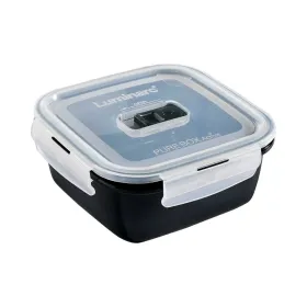 Ilmatiivis eväsrasia Luminarc Pure Box 760 ml Musta Lasi (6 osaa)